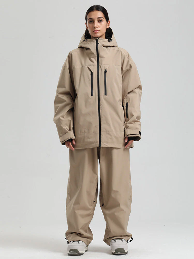 Women's Gsou Snow Durable Mountain Pro Insulated Wind Armor Snow Suits - Image 15