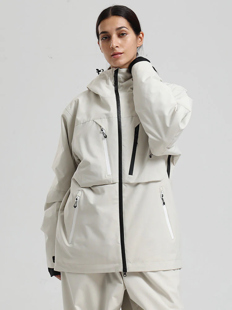 Women's Gsou Snow Durable Mountain Pro Winter Function Cargo Snow Jacket - Image 10