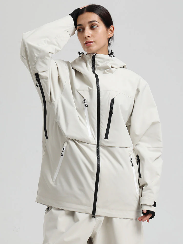 Women's Gsou Snow Durable Mountain Pro Winter Function Cargo Snow Jacket - Image 12
