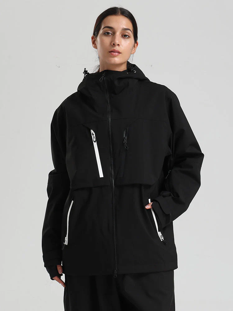 Women's Gsou Snow Durable Mountain Pro Winter Function Cargo Snow Jacket - Image 13