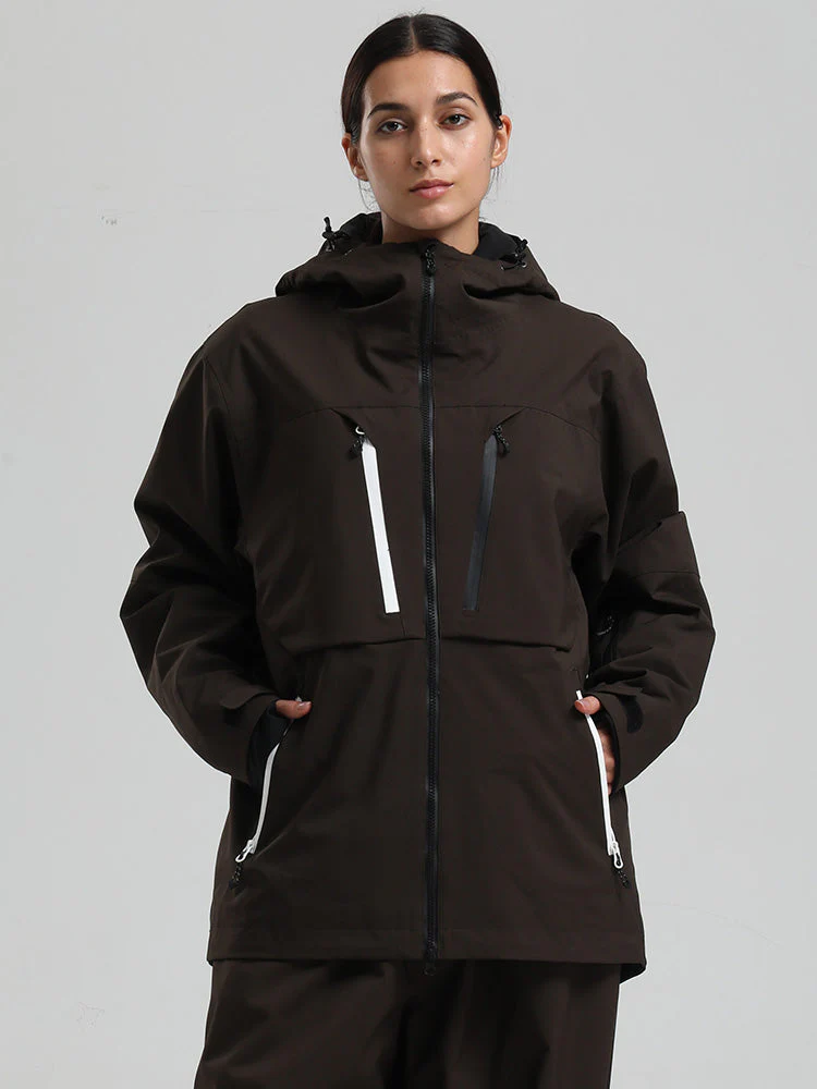 Women's Gsou Snow Durable Mountain Pro Winter Function Cargo Snow Jacket - Image 18