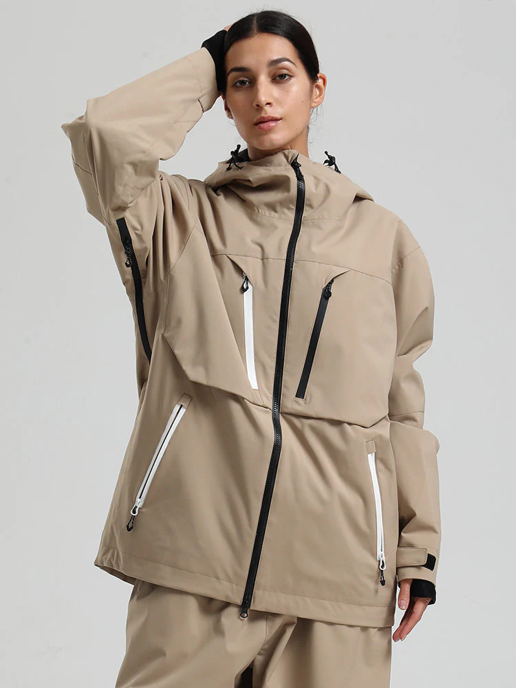 Women's Gsou Snow Durable Mountain Pro Winter Function Cargo Snow Jacket - Image 2