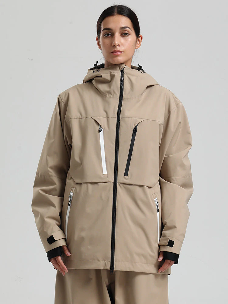 Women's Gsou Snow Durable Mountain Pro Winter Function Cargo Snow Jacket - Image 3