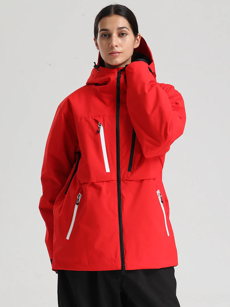 Women's Gsou Snow Durable Mountain Pro Winter Function Cargo Snow Jacket - Image 4