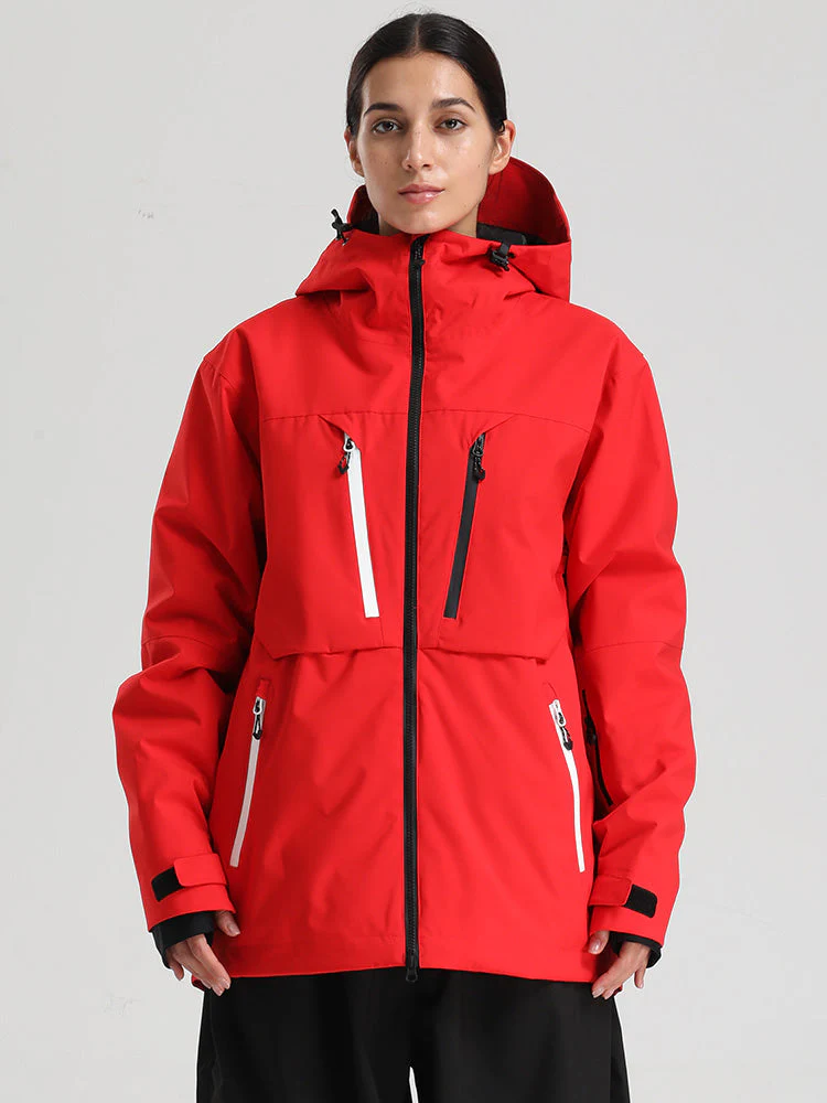 Women's Gsou Snow Durable Mountain Pro Winter Function Cargo Snow Jacket - Image 6