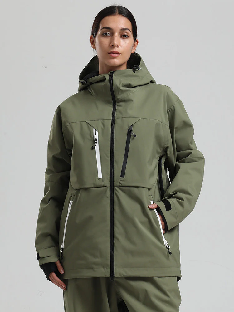 Women's Gsou Snow Durable Mountain Pro Winter Function Cargo Snow Jacket - Image 7