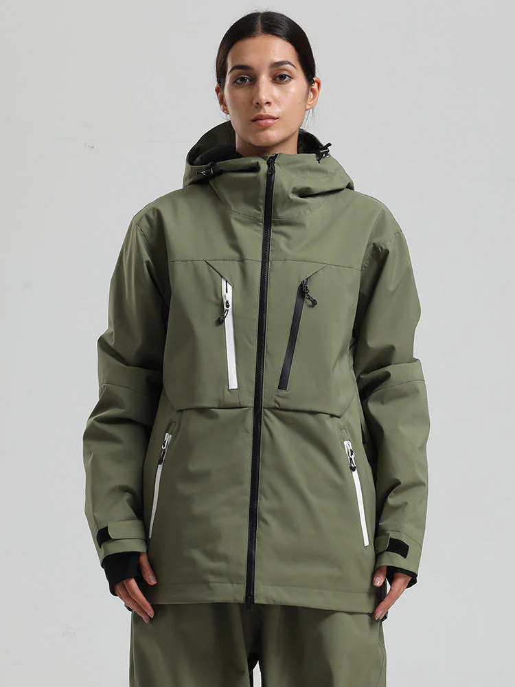 Women's Gsou Snow Durable Mountain Pro Winter Function Cargo Snow Jacket - Image 8
