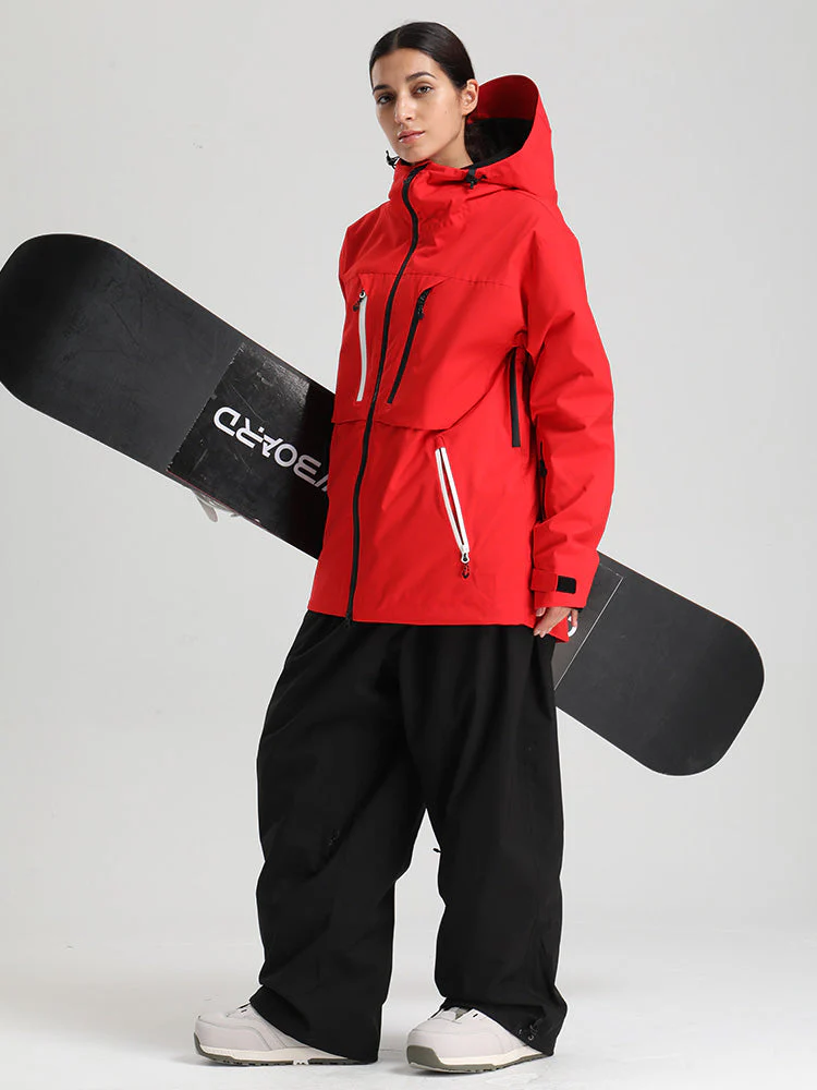 Women's Gsou Snow Durable Mountain Pro Winter Function Cargo Snow Suits - Image 11