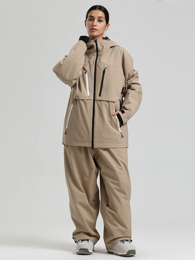 Women's Gsou Snow Durable Mountain Pro Winter Function Cargo Snow Suits - Image 15