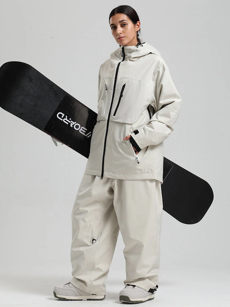 Women's Gsou Snow Durable Mountain Pro Winter Function Cargo Snow Suits - Image 3