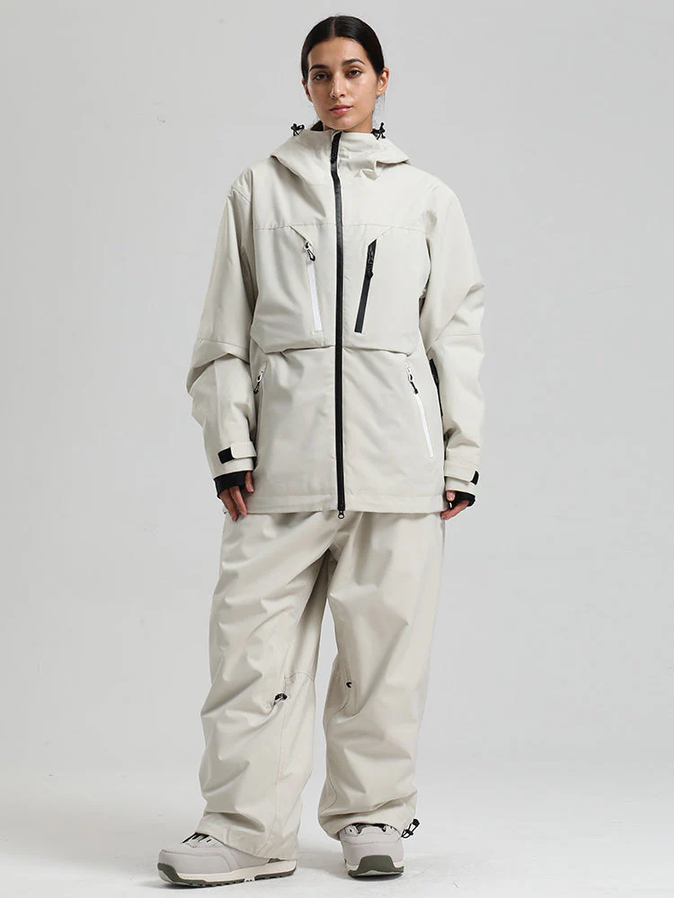 Women's Gsou Snow Durable Mountain Pro Winter Function Cargo Snow Suits - Image 4
