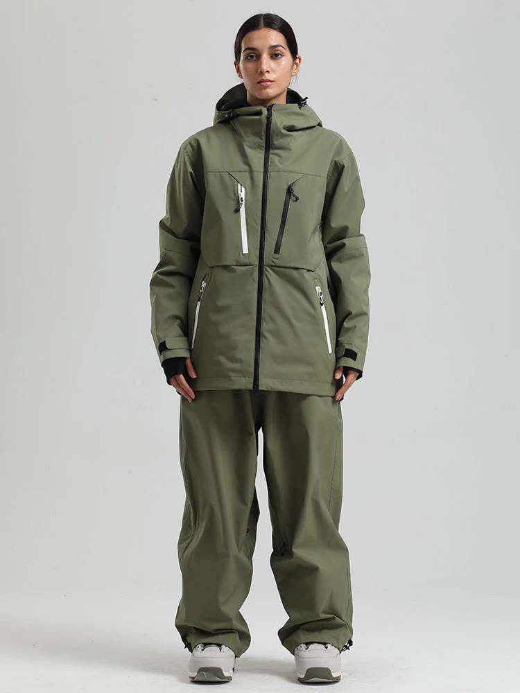 Women's Gsou Snow Durable Mountain Pro Winter Function Cargo Snow Suits - Image 5