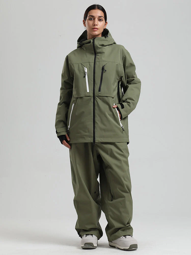Women's Gsou Snow Durable Mountain Pro Winter Function Cargo Snow Suits - Image 6