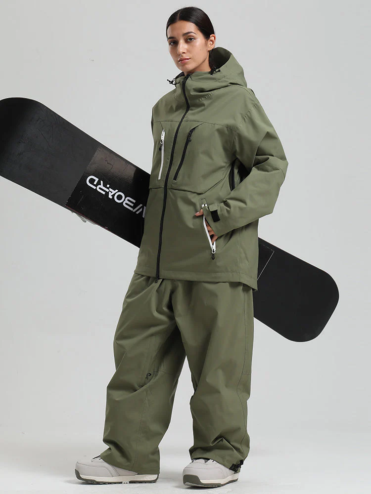 Women's Gsou Snow Durable Mountain Pro Winter Function Cargo Snow Suits - Image 7