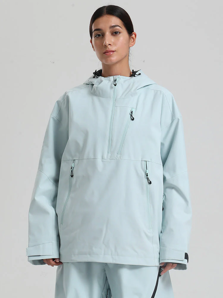 Women's Gsou Snow Durable Mountain Vibe Pullover Anorak Baggy Snow Jacket - Image 11