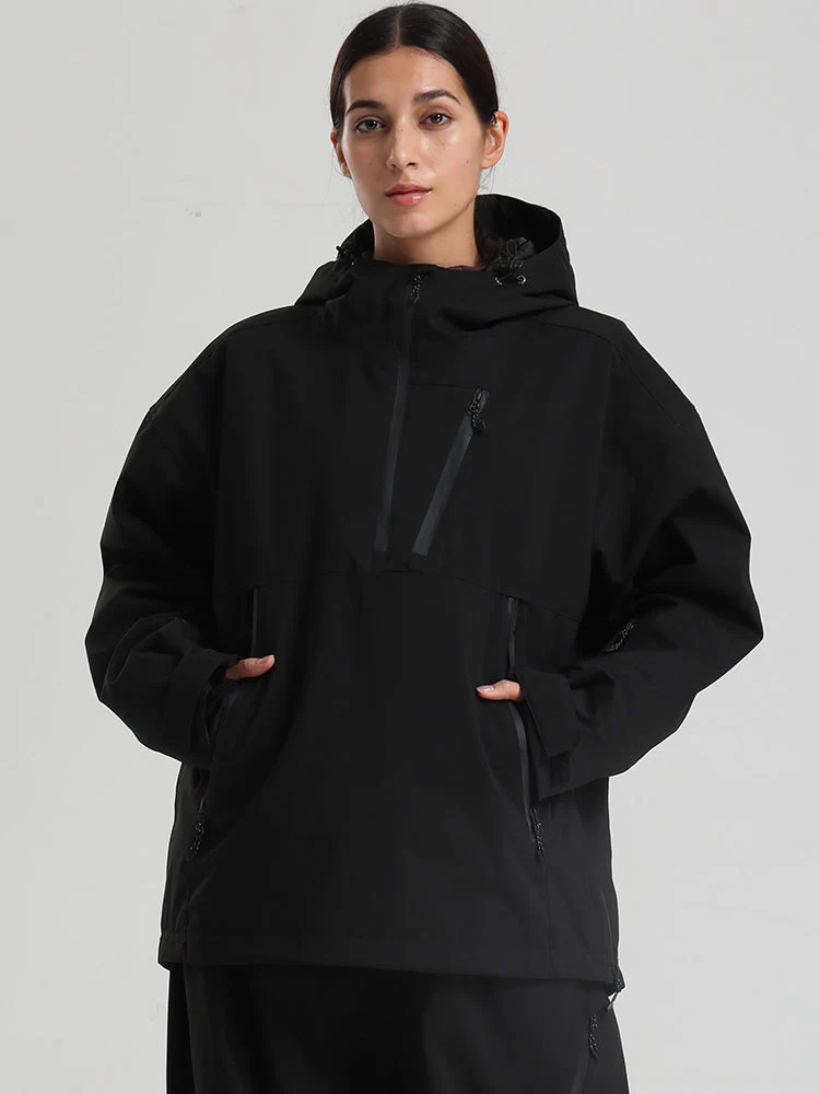 Women's Gsou Snow Durable Mountain Vibe Pullover Anorak Baggy Snow Jacket - Image 5