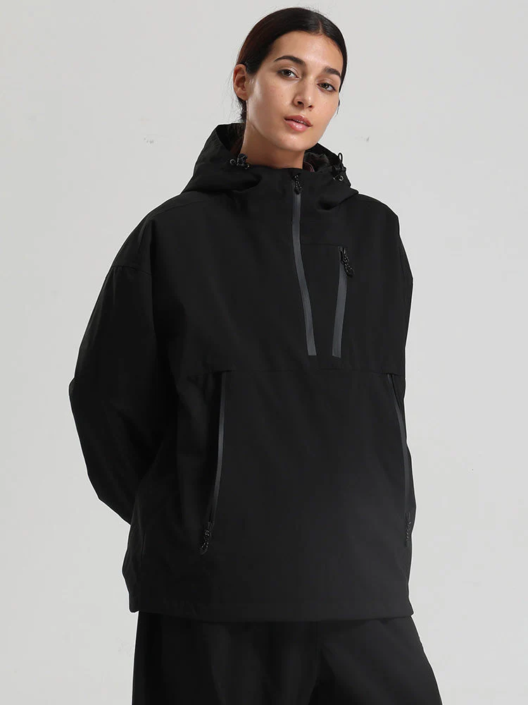 Women's Gsou Snow Durable Mountain Vibe Pullover Anorak Baggy Snow Jacket - Image 6