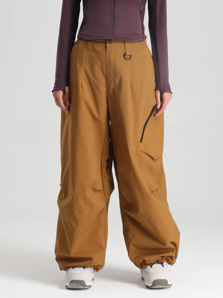 Women's Gsou Snow Durable Urban Vibe All Function Baggy Snow Pants - Image 10