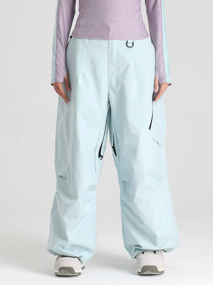 Women's Gsou Snow Durable Urban Vibe All Function Baggy Snow Pants - Image 13