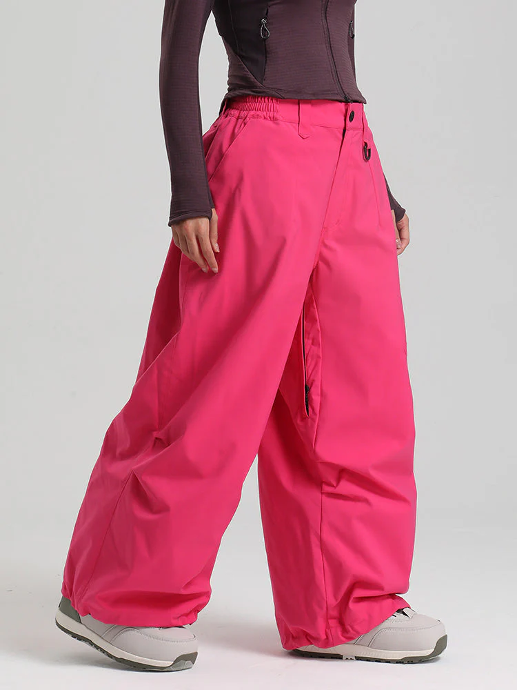 Women's Gsou Snow Durable Urban Vibe All Function Baggy Snow Pants - Image 18