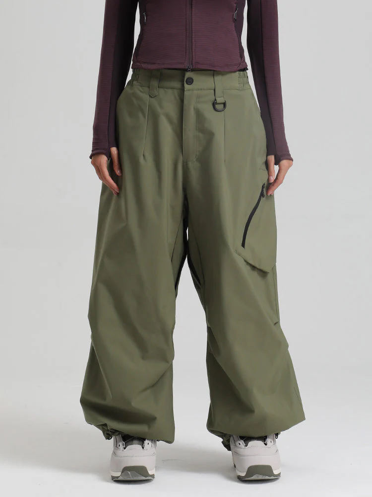 Women's Gsou Snow Durable Urban Vibe All Function Baggy Snow Pants - Image 22