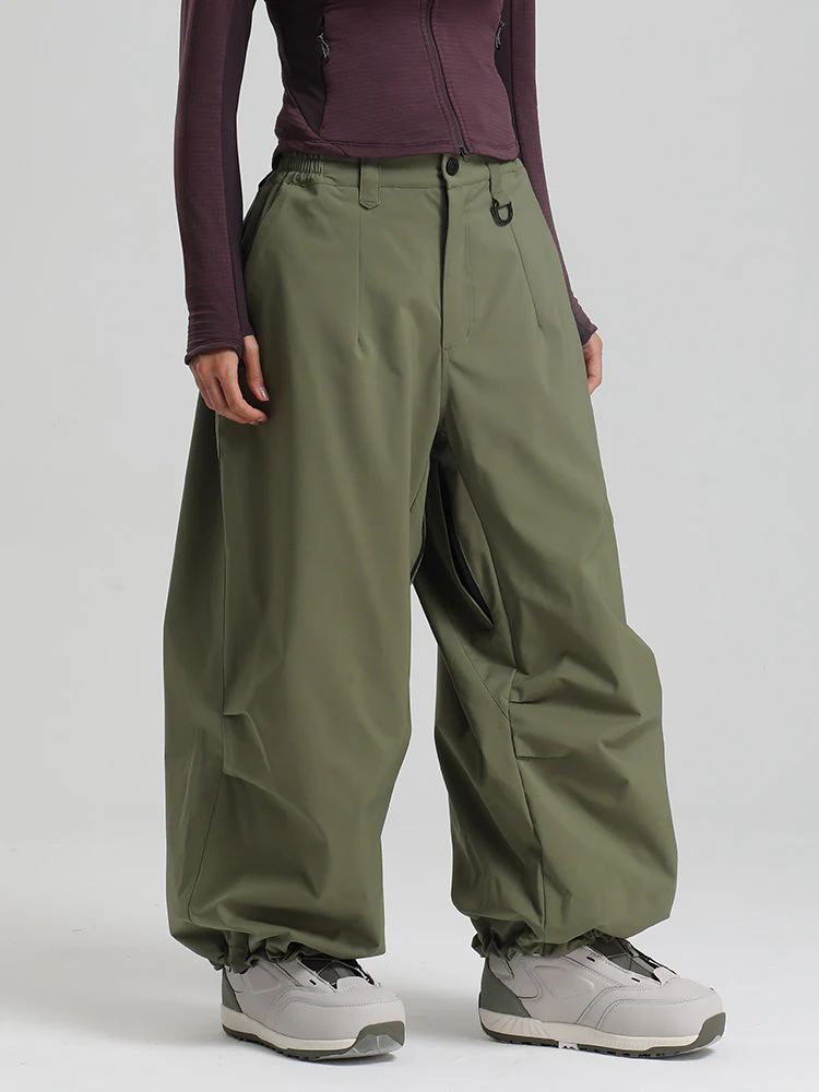 Women's Gsou Snow Durable Urban Vibe All Function Baggy Snow Pants - Image 24
