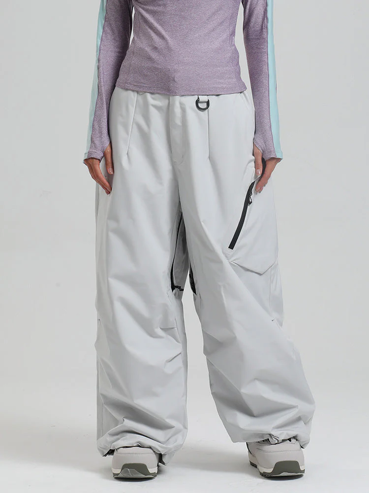 Women's Gsou Snow Durable Urban Vibe All Function Baggy Snow Pants - Image 25