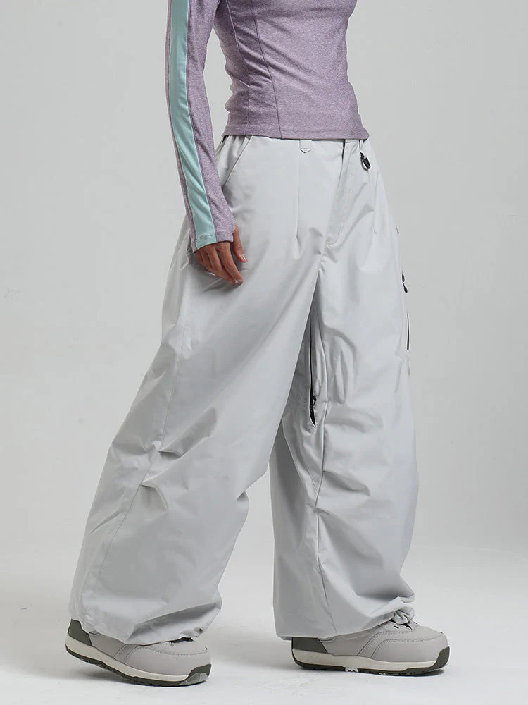 Women's Gsou Snow Durable Urban Vibe All Function Baggy Snow Pants - Image 27