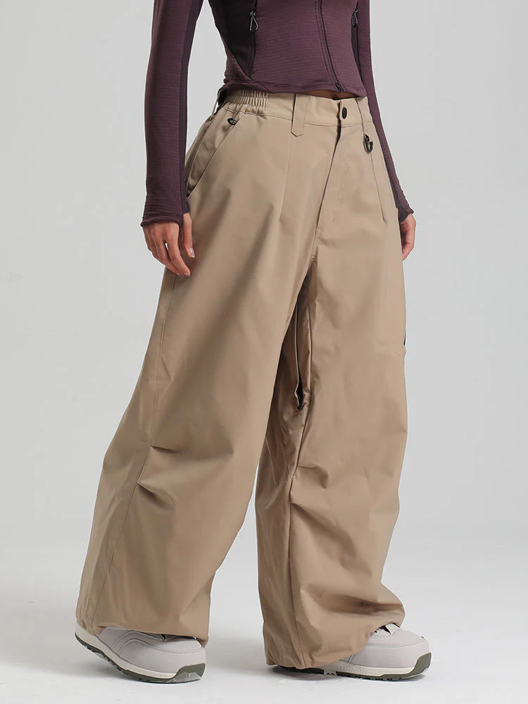 Women's Gsou Snow Durable Urban Vibe All Function Baggy Snow Pants - Image 3