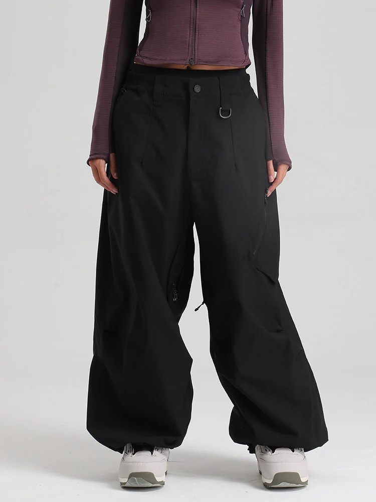 Women's Gsou Snow Durable Urban Vibe All Function Baggy Snow Pants - Image 7