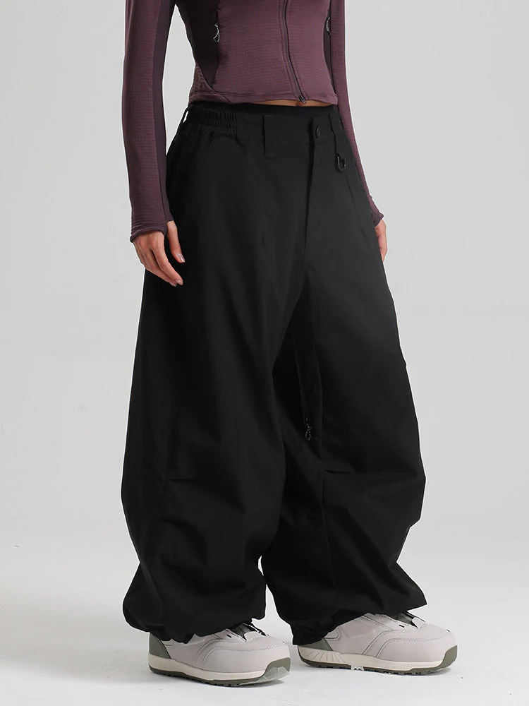 Women's Gsou Snow Durable Urban Vibe All Function Baggy Snow Pants - Image 9