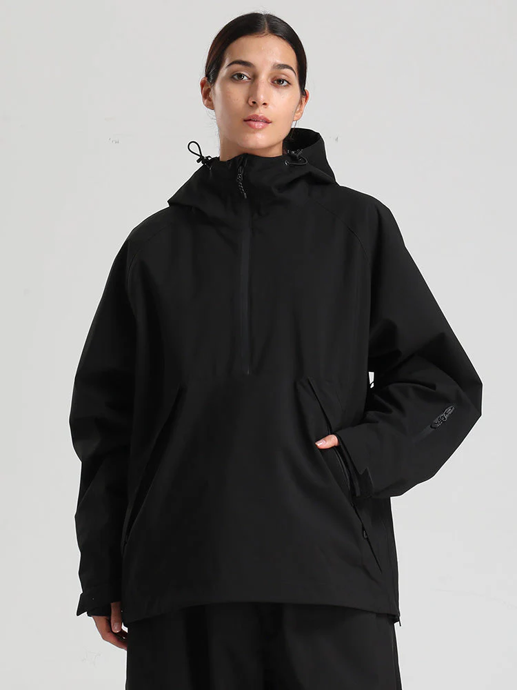 Women's Gsou Snow Durable Urban Vibe Pullover Anorak Snowboard Jacket - Image 10