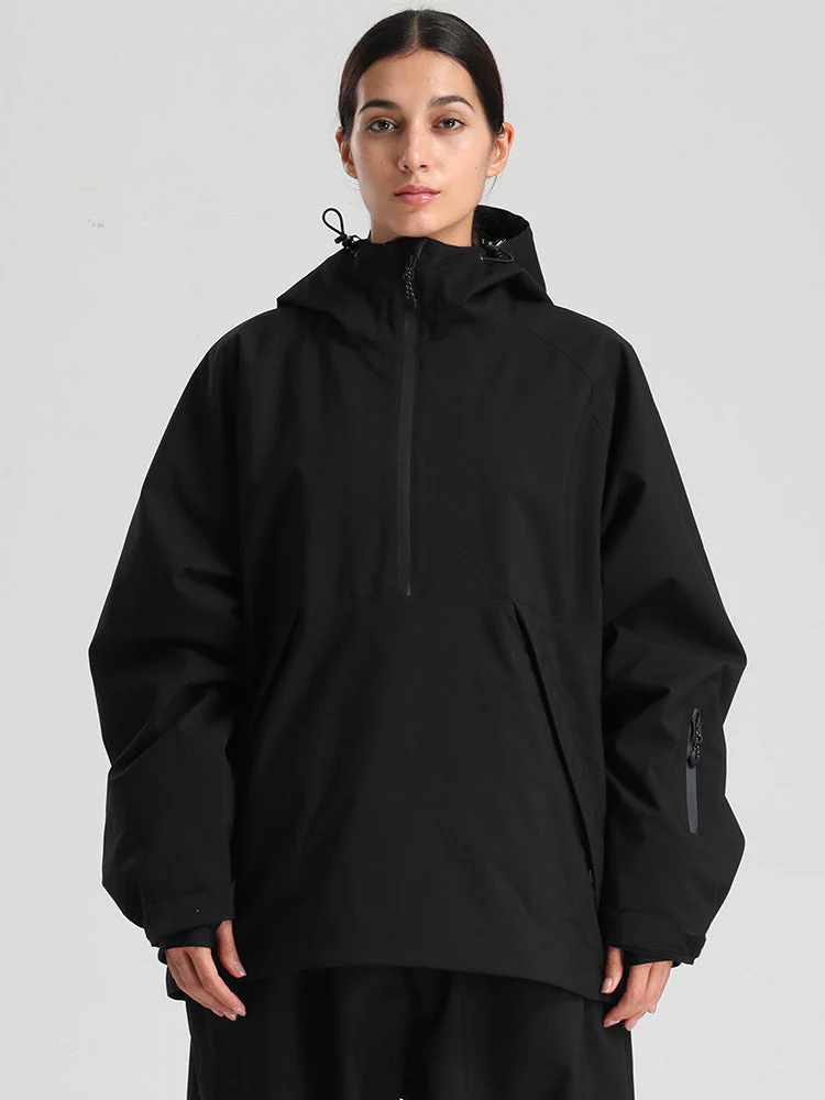 Women's Gsou Snow Durable Urban Vibe Pullover Anorak Snowboard Jacket - Image 11