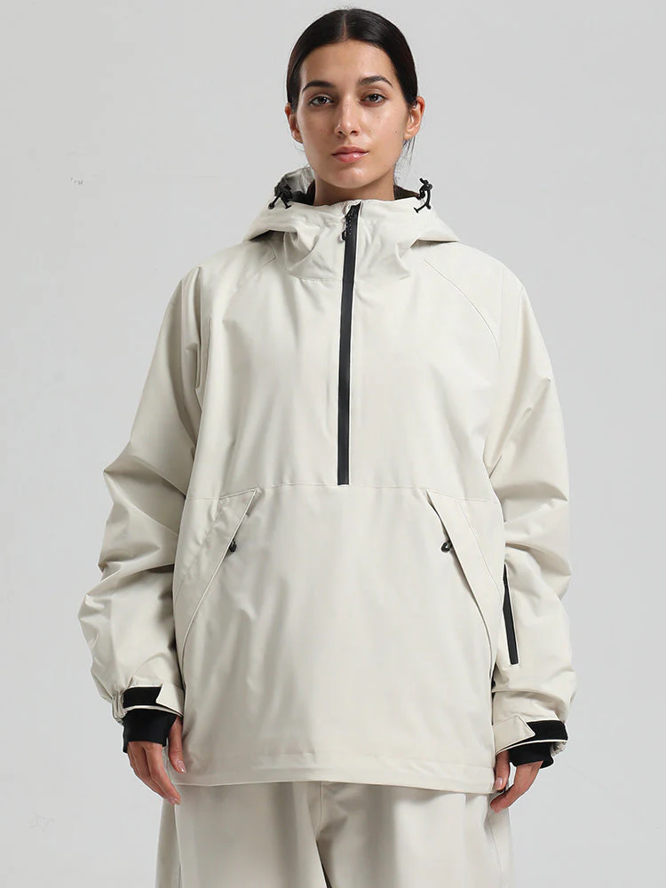 Women's Gsou Snow Durable Urban Vibe Pullover Anorak Snowboard Jacket - Image 5