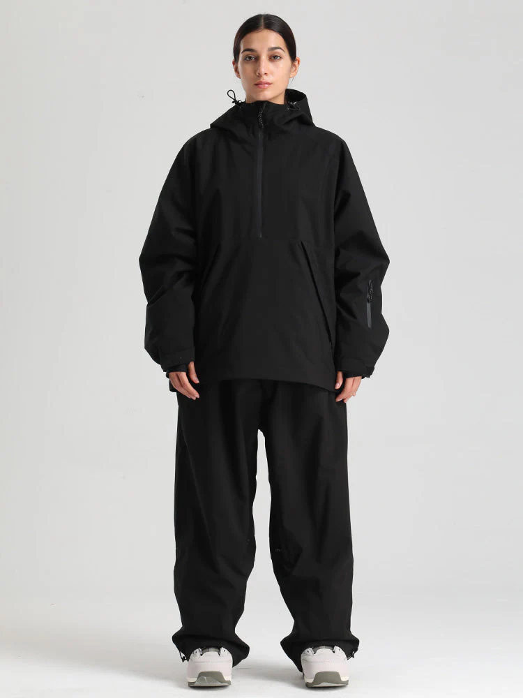 Women's Gsou Snow Durable Urban Vibe Pullover Anorak Snowboard Suits - Image 2