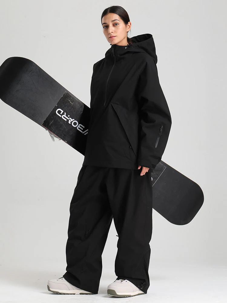 Women's Gsou Snow Durable Urban Vibe Pullover Anorak Snowboard Suits - Image 3