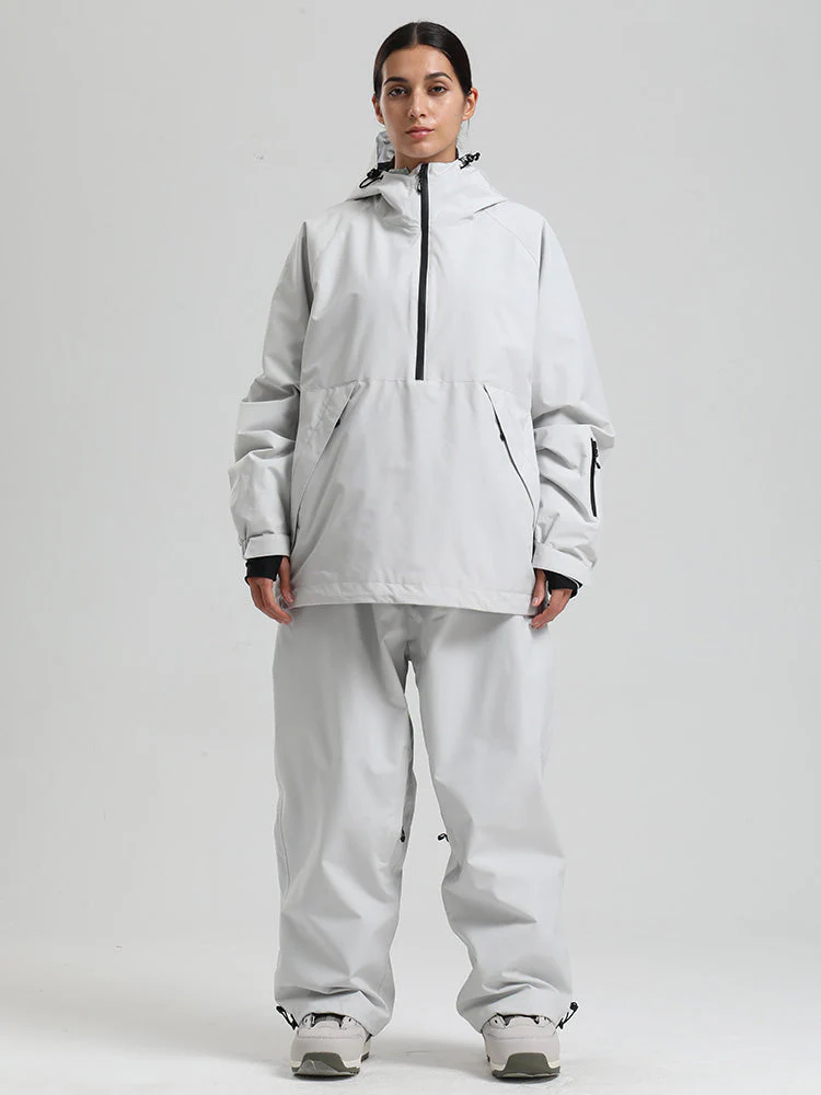 Women's Gsou Snow Durable Urban Vibe Pullover Anorak Snowboard Suits - Image 5