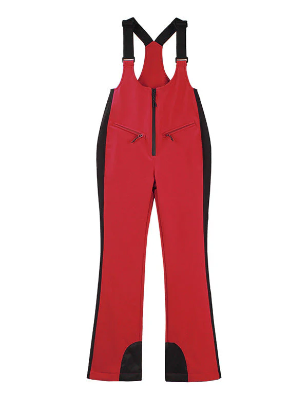 Women's Gsou Snow Elegant Flare Ski Bibs Pants - Image 4
