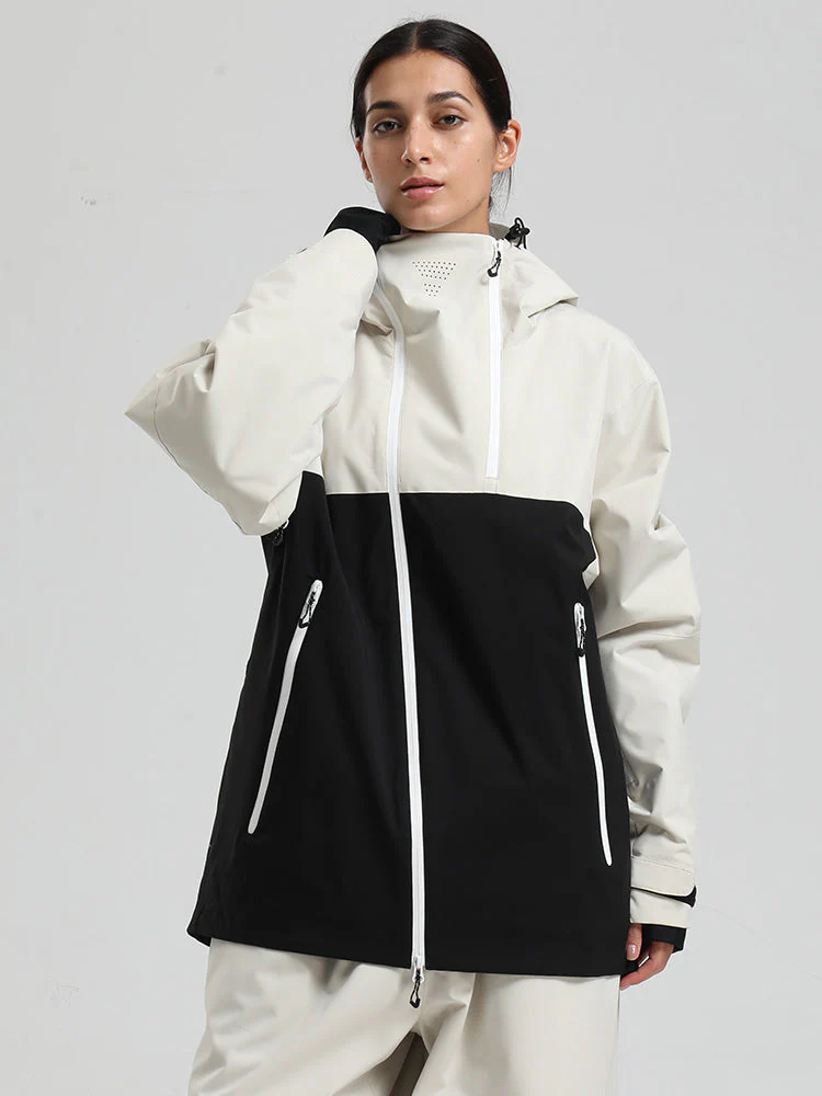Women's Gsou Snow HyperDrive All-Season Color Block Mountain Cargo Snow Jacket - Image 4