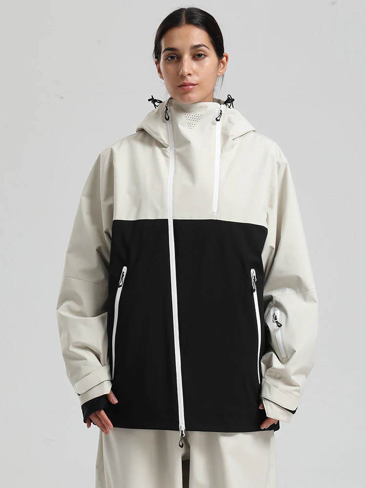 Women's Gsou Snow HyperDrive All-Season Color Block Mountain Cargo Snow Jacket - Image 5