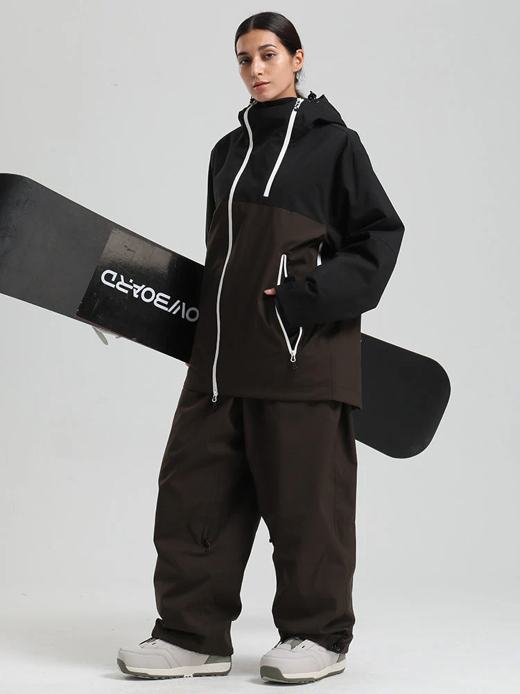 Women's Gsou Snow HyperDrive All-Season Color Block Mountain Cargo Snow Suits - Image 3