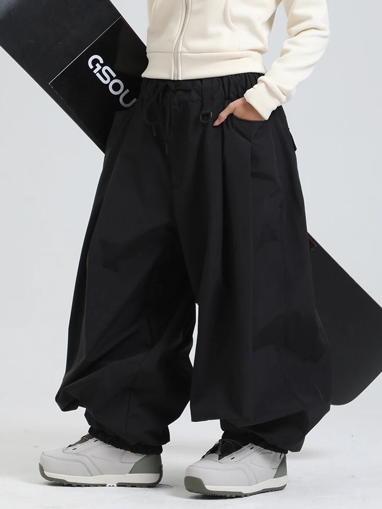 Women's Gsou Snow Park Pro Shredders Super Baggy Snow Pants - Image 4