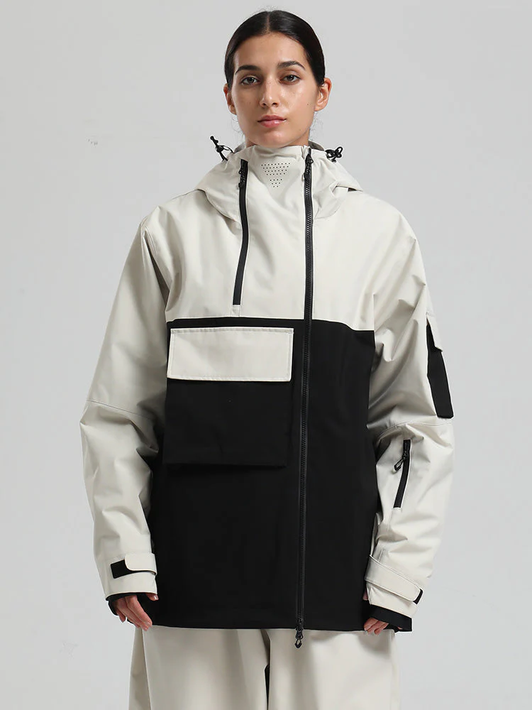 Women's Gsou Snow Terrain Flow FlexZip Hybrid Cargo Snowboard Jacket - Image 10