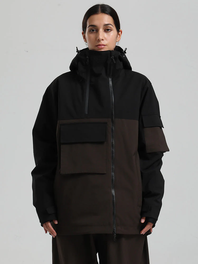 Women's Gsou Snow Terrain Flow FlexZip Hybrid Cargo Snowboard Jacket - Image 13
