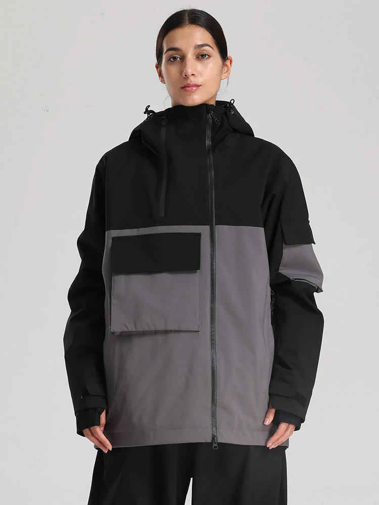 Women's Gsou Snow Terrain Flow FlexZip Hybrid Cargo Snowboard Jacket - Image 16