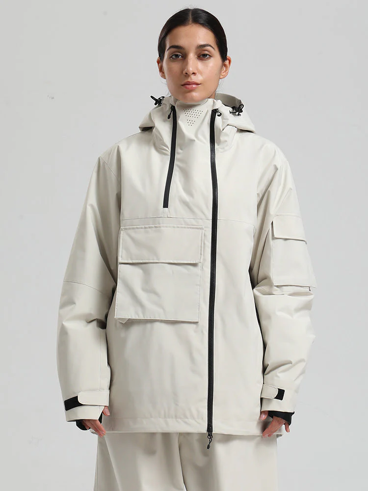 Women's Gsou Snow Terrain Flow FlexZip Hybrid Cargo Snowboard Jacket - Image 18