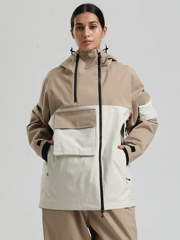 Women's Gsou Snow Terrain Flow FlexZip Hybrid Cargo Snowboard Jacket - Image 2