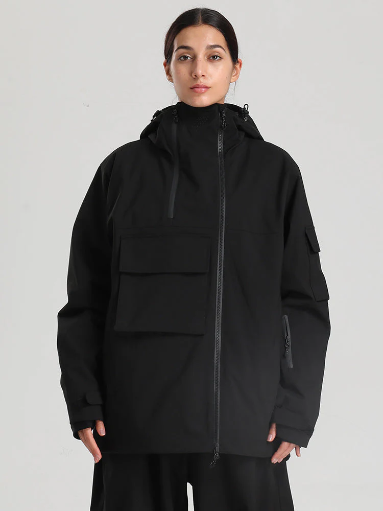 Women's Gsou Snow Terrain Flow FlexZip Hybrid Cargo Snowboard Jacket - Image 22