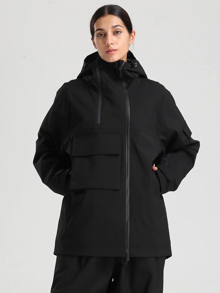 Women's Gsou Snow Terrain Flow FlexZip Hybrid Cargo Snowboard Jacket - Image 24