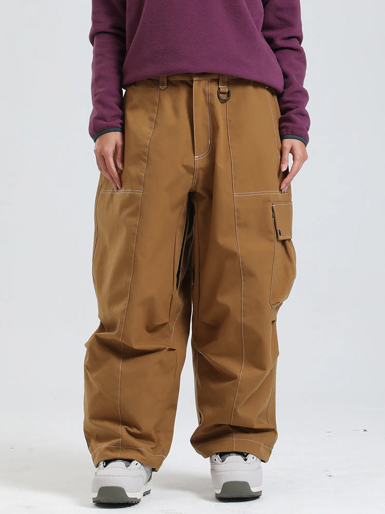 Women's Gsou Snow Terrain Rider SnowRush Freestyle Baggy Snow Pants - Image 3